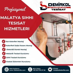 Malatya Sıhhi Tesisat Hizmetleri